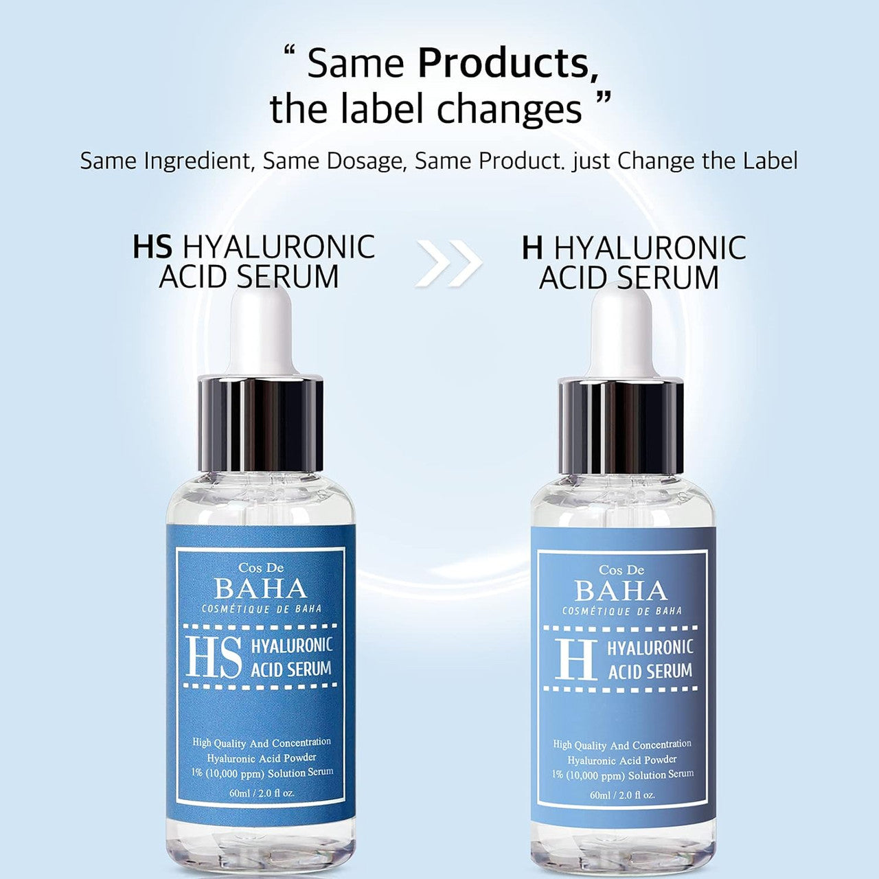 Cos De BAHA Hyaluronic Acid Serum (2oz)