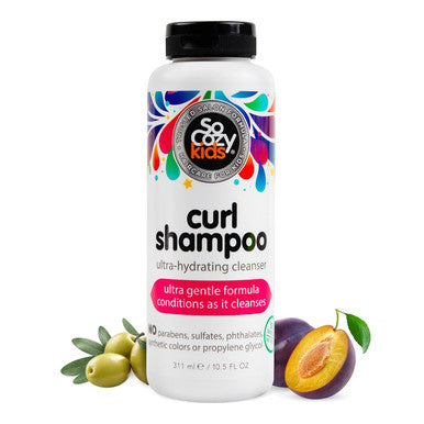 SO COZY Curl Shampoo Ultra Hydrating Cleanser for Kids (10.5oz)