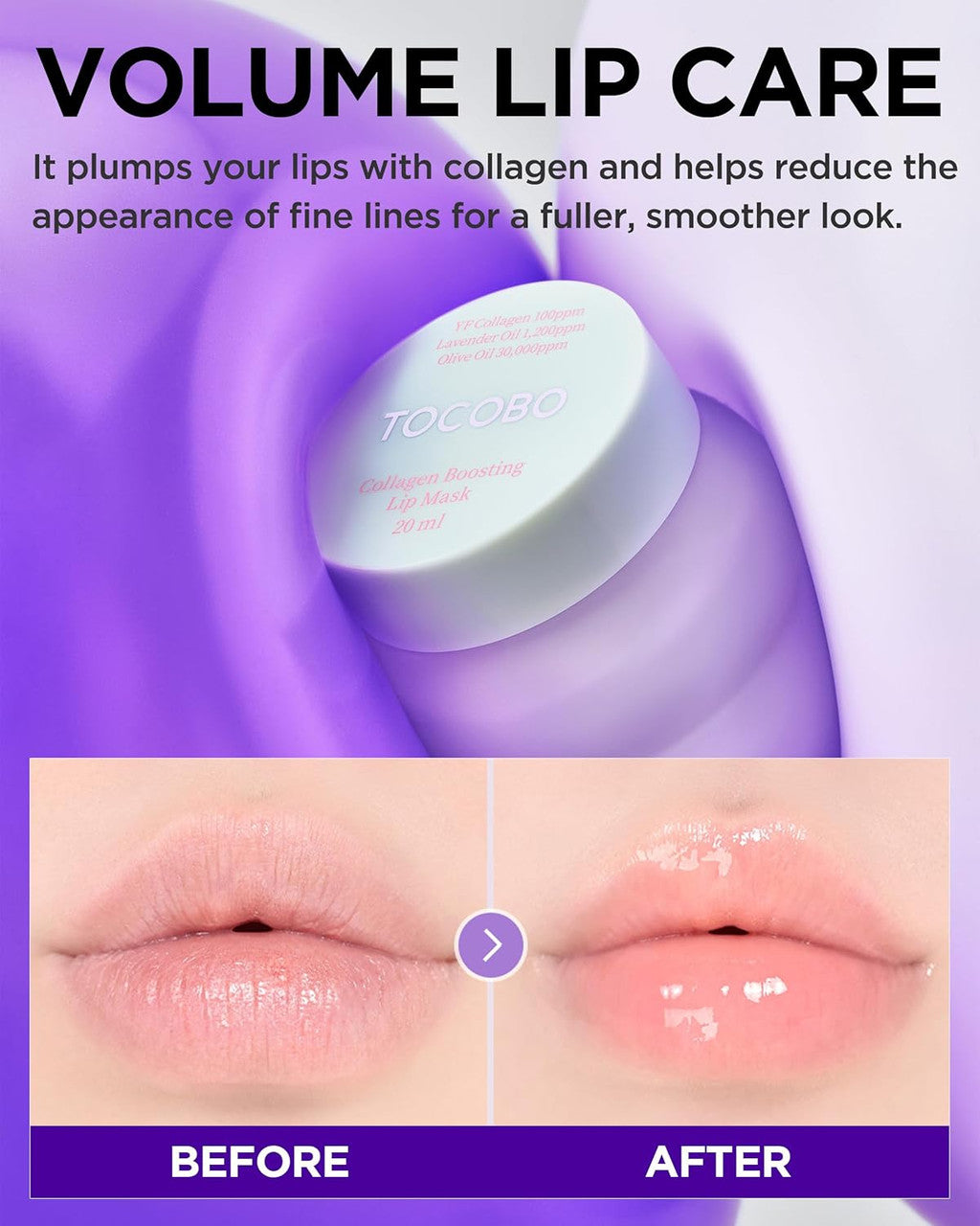 TOCOBO Collagen Boosting Lip Mask (20ml)