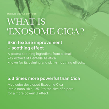 MEDICUBE Exosome Cica Calming Toner (7.1 oz)