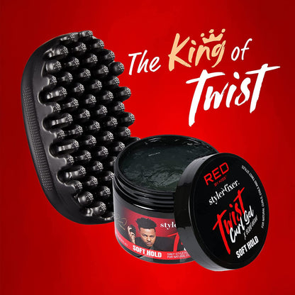 KISS Premium Twist Gel and Twist Brush Combo