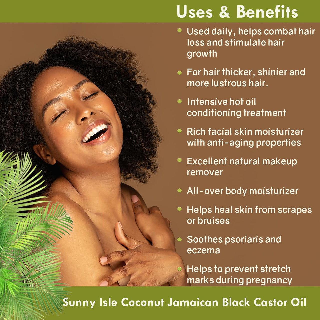 Sunny Isle Jamaican Black Castor Oil - Coconut Oil (4oz)