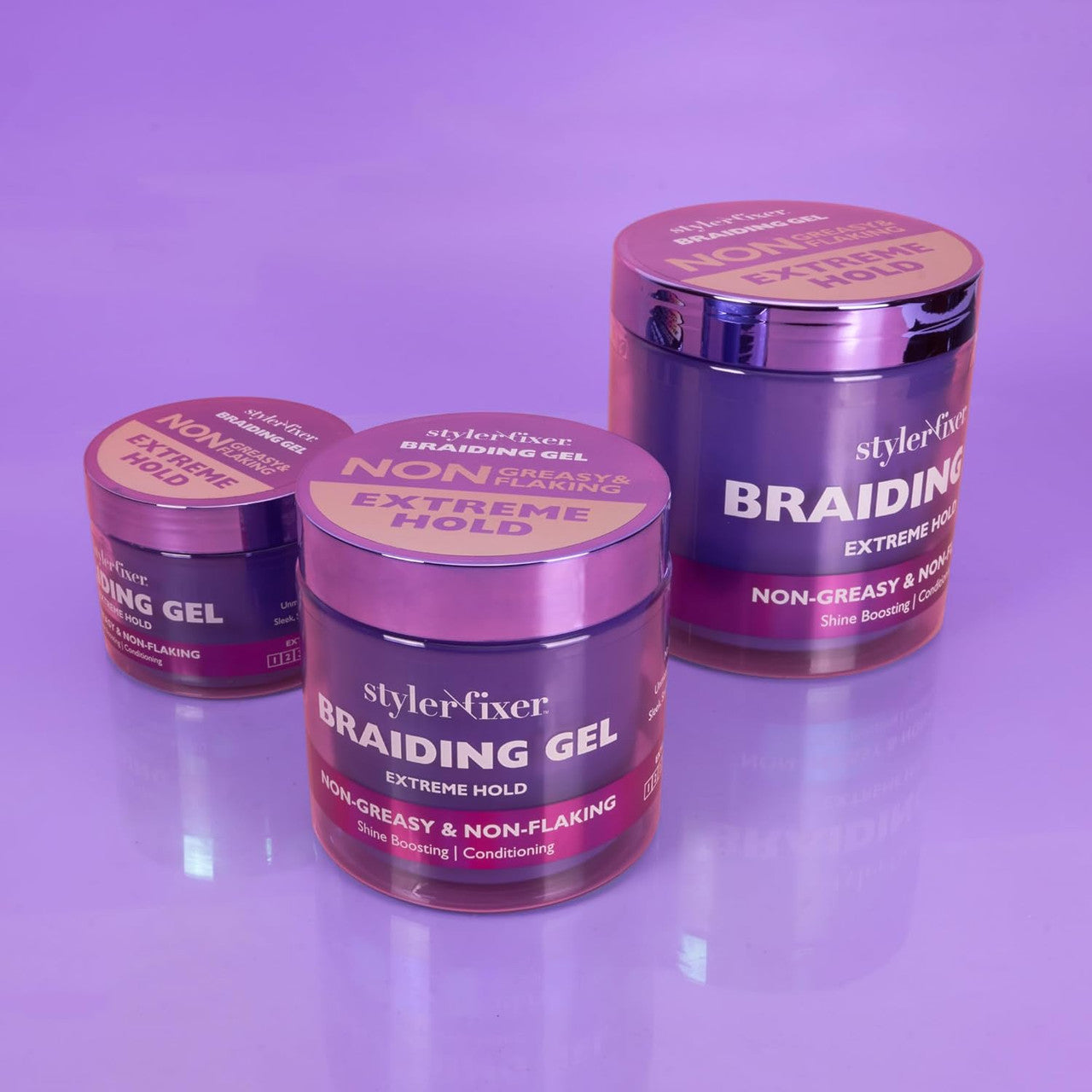 RED Styler Fixer Braiding Gel Enhanced – Strawberry Acai Scent
