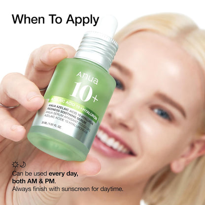 Anua Azelaic Acid 10 Hyaluron Redness Soothing Serum (1.01oz)