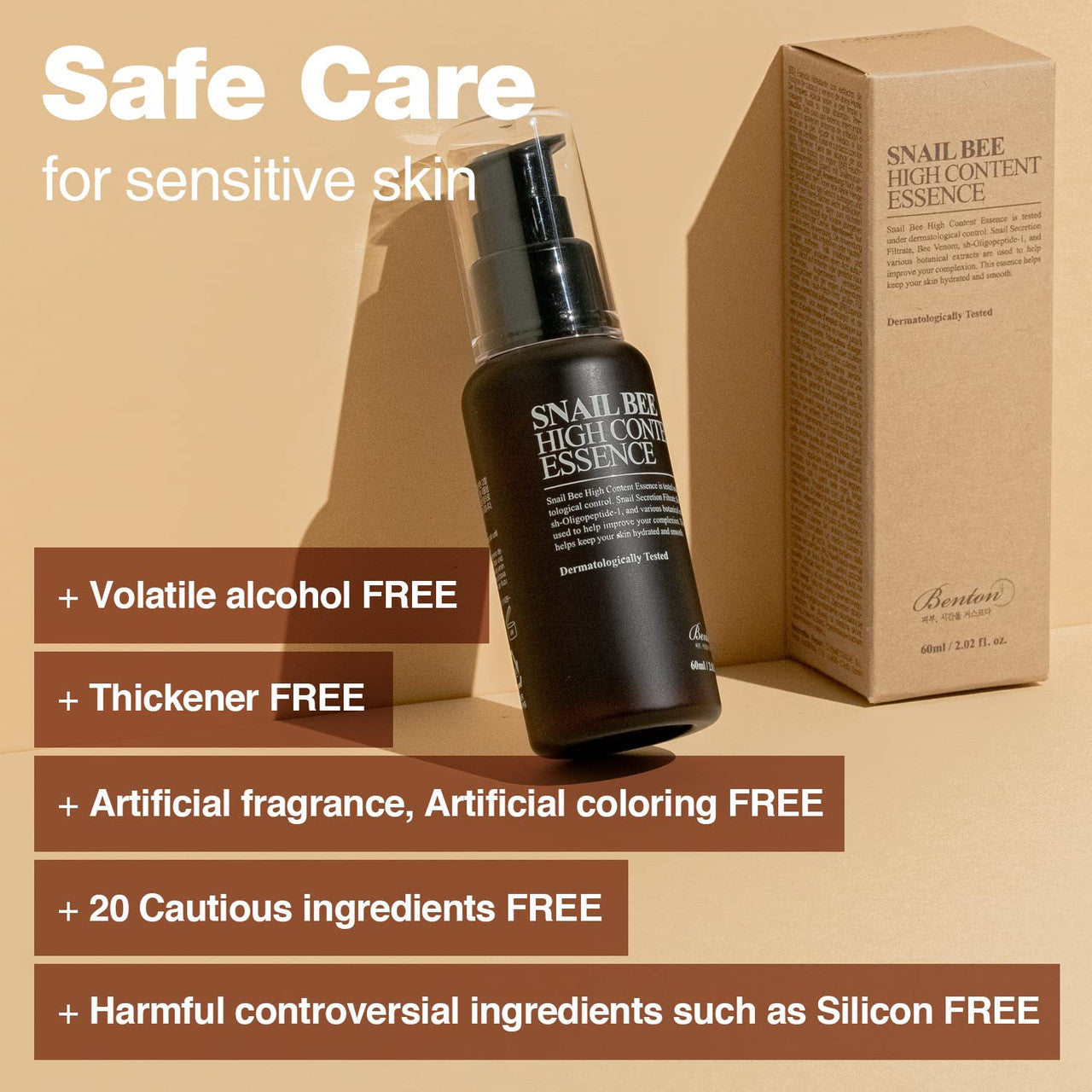 BENTON Snail Bee High Content Essence (2.02 oz)