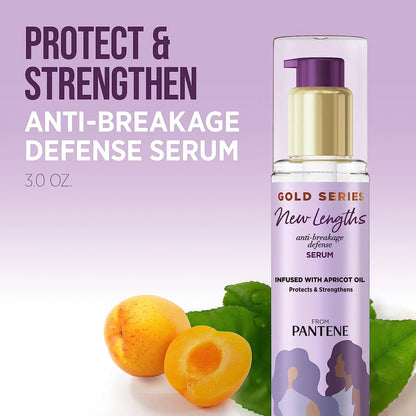 PANTENE Gold Series New Lengths Anti-Breakage Defense Serum (3 oz)
