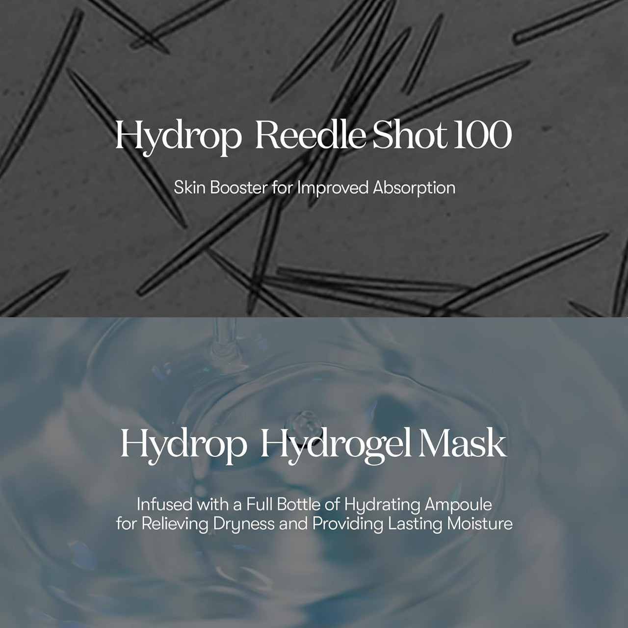 VT COSMETICS Hydrop Reedle Shot 100hl 2-Step Hydrogel Mask (1Sheet)