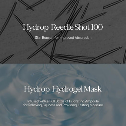 VT COSMETICS Hydrop Reedle Shot 100hl 2-Step Hydrogel Mask (1Sheet)