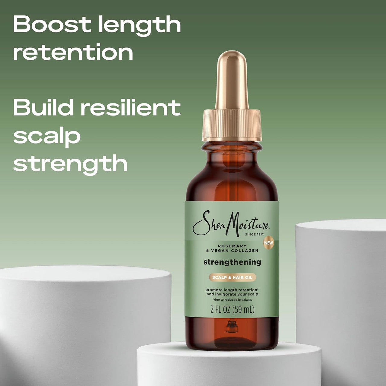 Shea Moisture Rosemary & Collagen Strengthening Scalp & Hair Oil (2oz)
