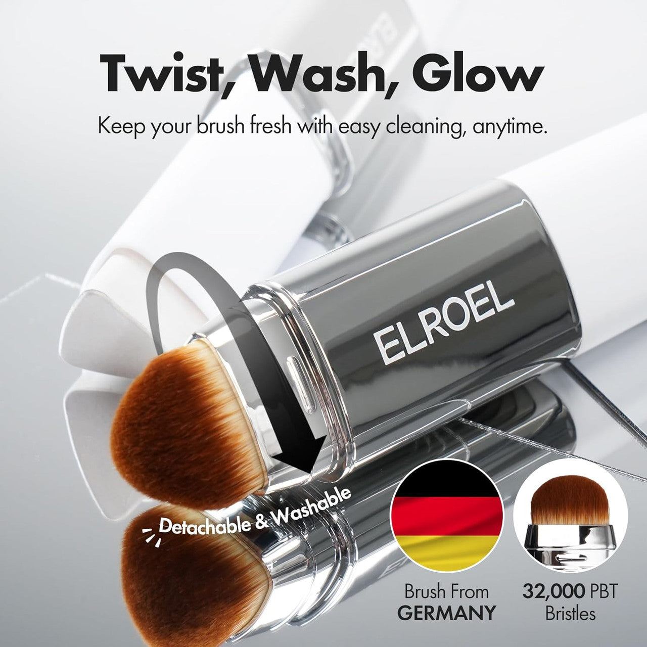 ELROEL Blanc Cover Cream Stick V White  Korean Color-Changing Foundation