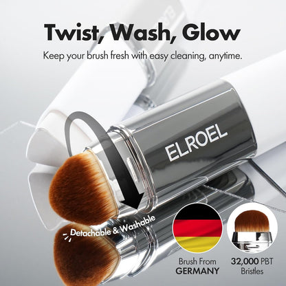 ELROEL Blanc Cover Cream Stick V White  Korean Color-Changing Foundation