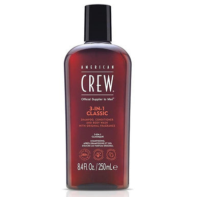 American Crew 3-IN-1 CLASSIC Shampoo, Conditioner and Body Wash (8.4 oz)