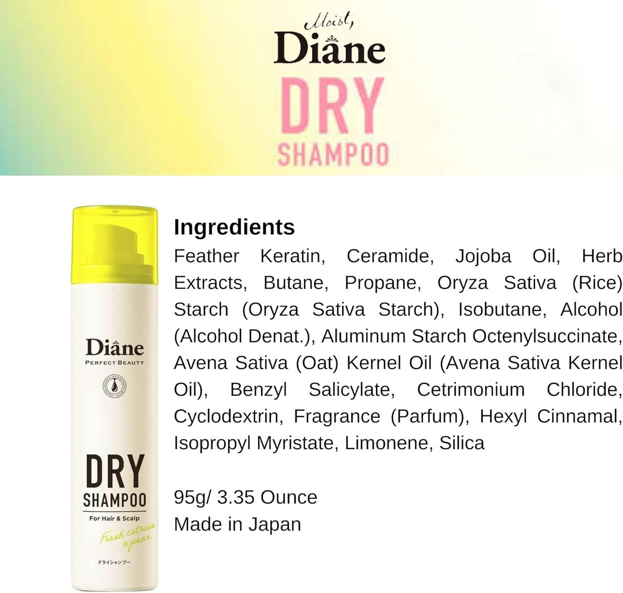 MOIST DIANE Moist Diane Perfect Beauty Dry Shampoo (3.35oz)
