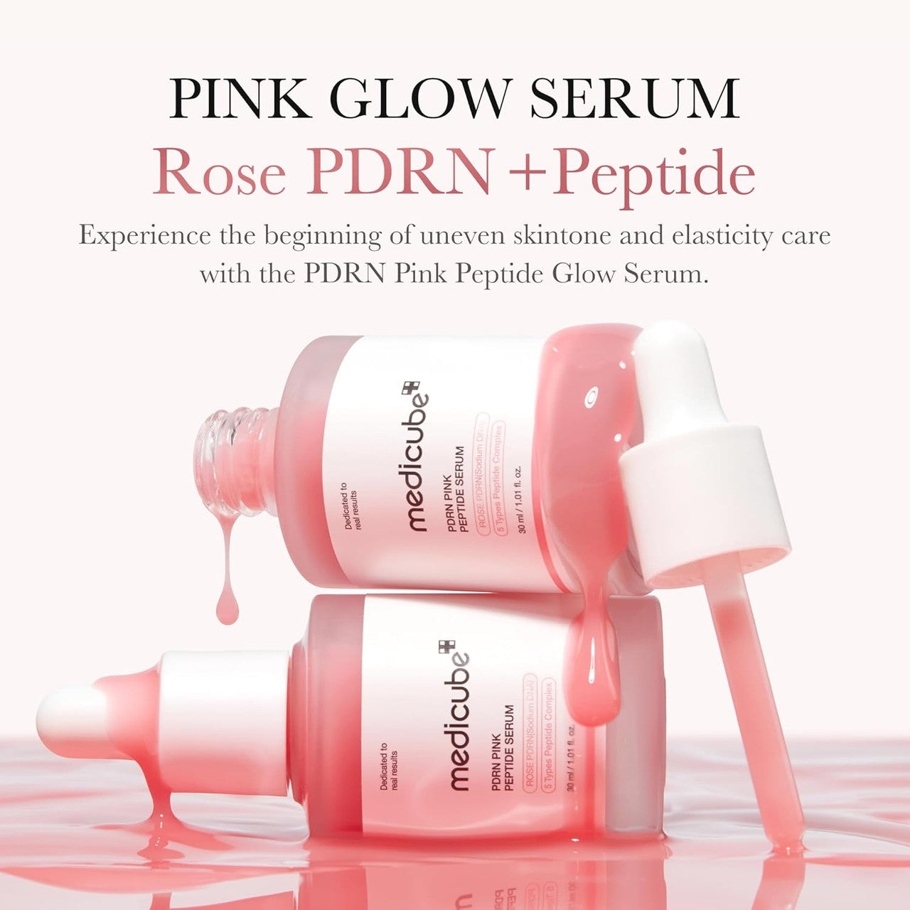 MEDICUBE PDRN Pink Peptide Serum (1.01oz)