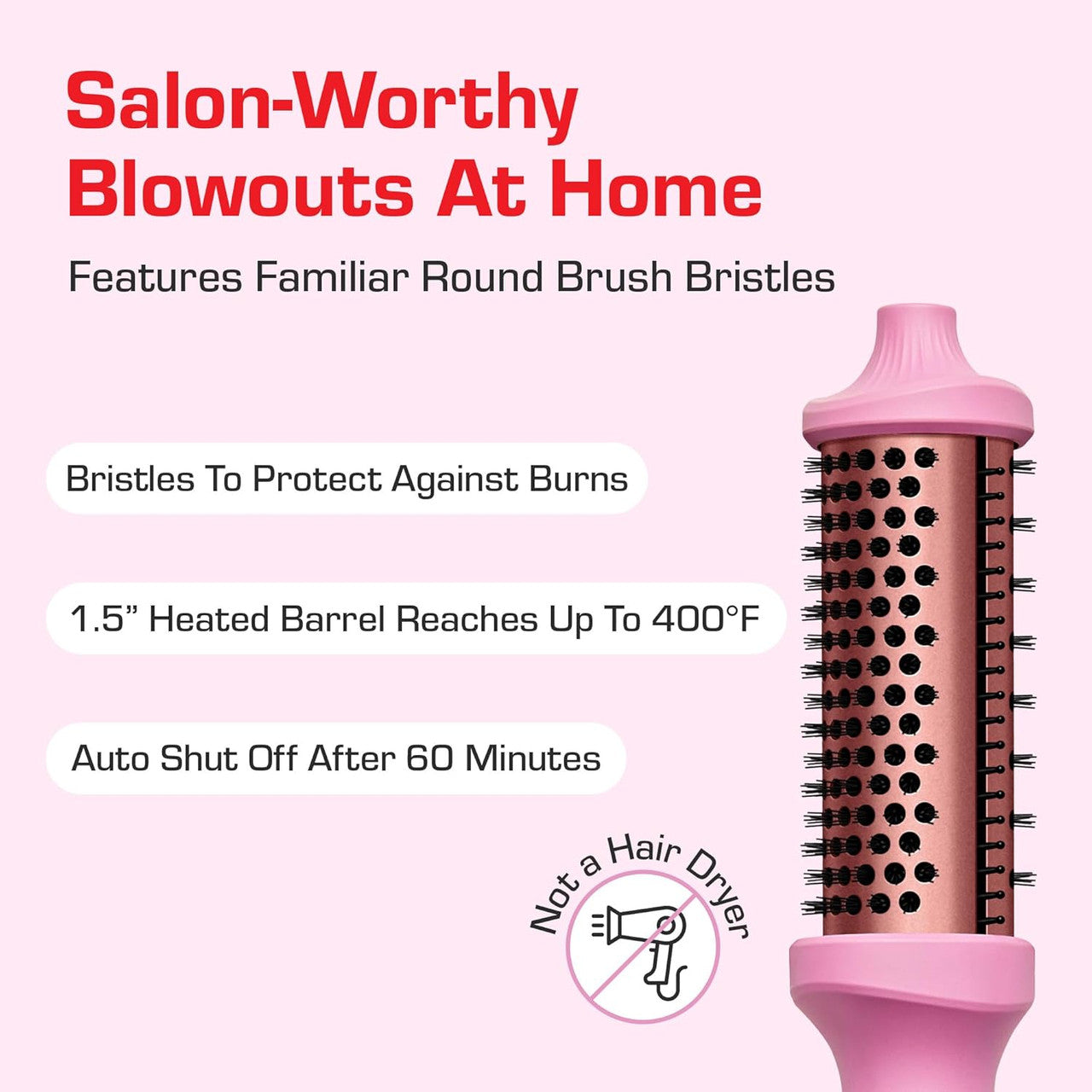 RED Heated Electric Roll Brush 1.5"