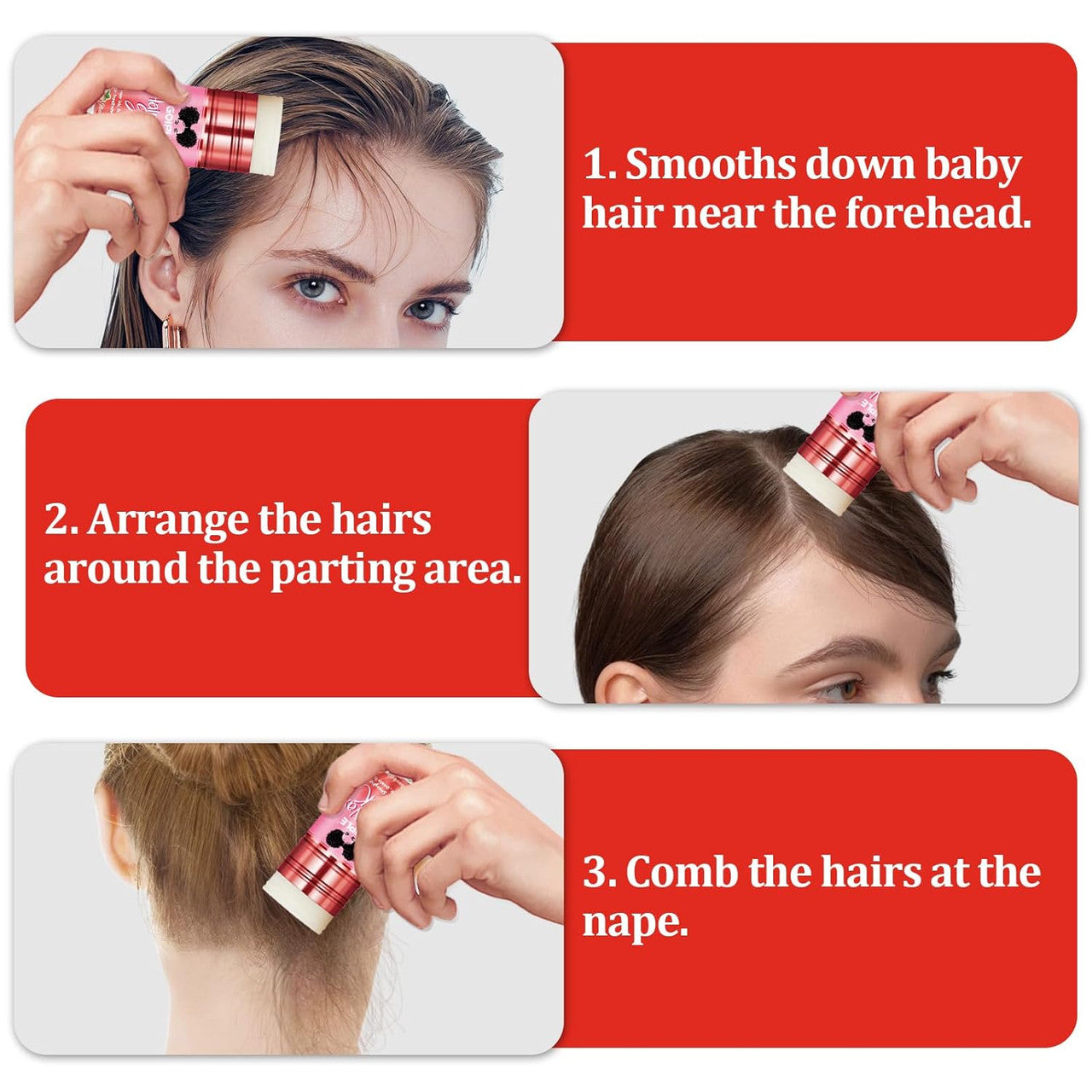 Goiple Biotin Hair Wax Stick [Strawberry] (2.64 oz)