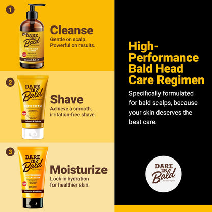 HIGH TIME Dare 2B Bald Head & Scalp Cleanser (8oz)