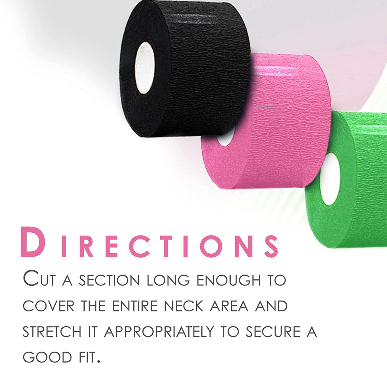 LEVEL 3 Disposable and Flexible 5 Rolls Neck Strips (100each)