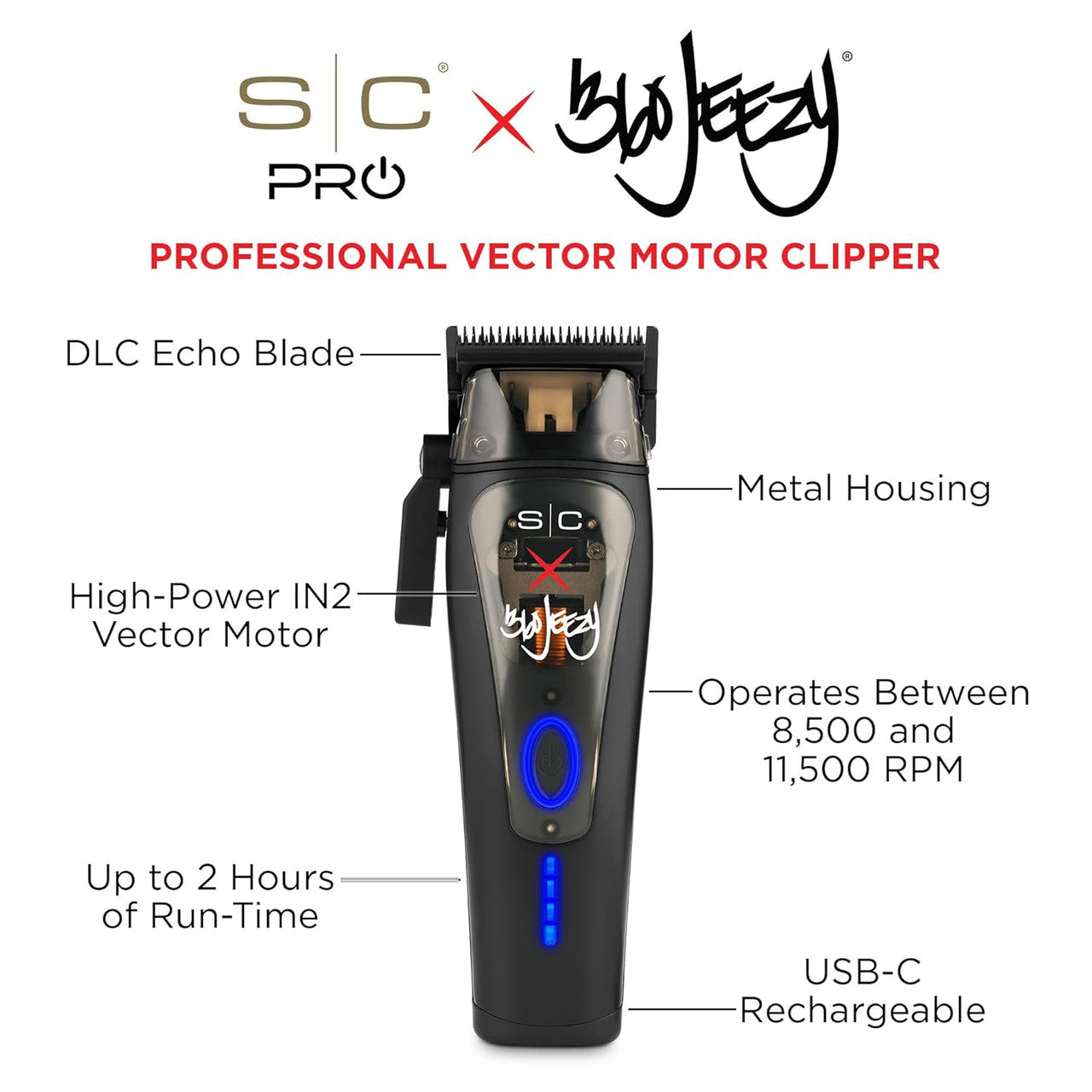 Stylecraft Instinct Professional 360 Jeezy Cordless Clipper
