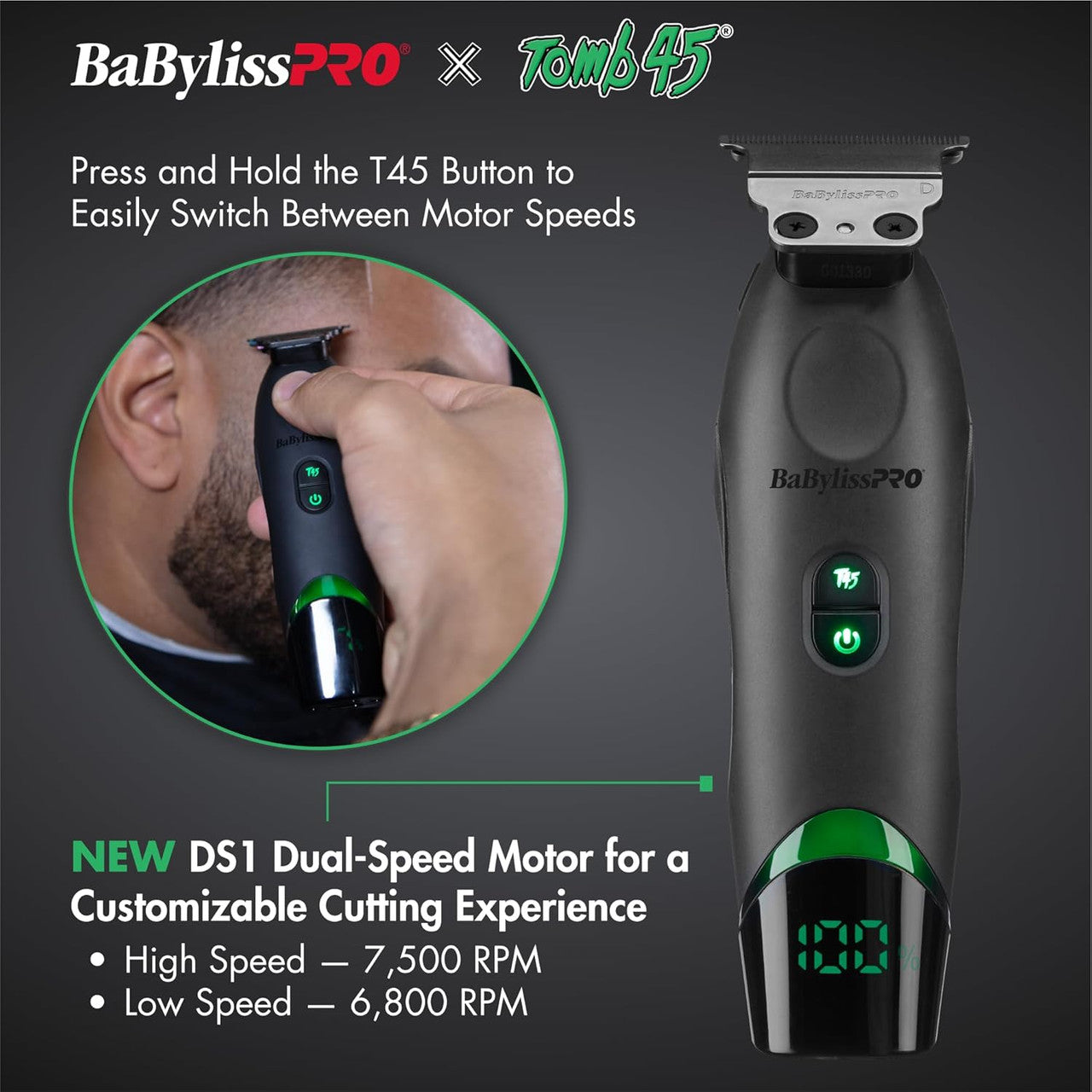 BaBylissPRO Fx Tomb45 Wireless-Charging Trimmer