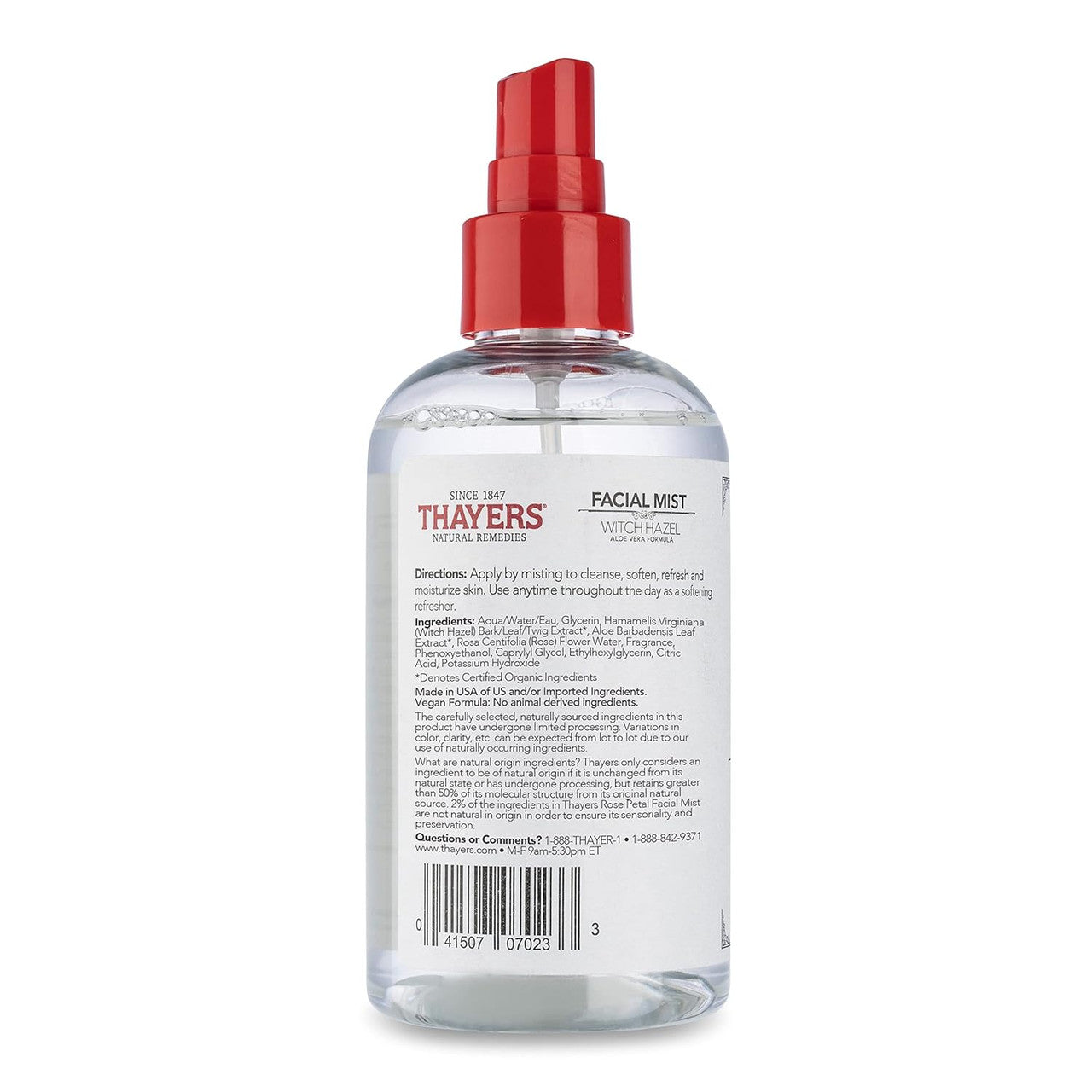 THAYERS Alcohol-Free Witch Hazel Facial Mist Toner