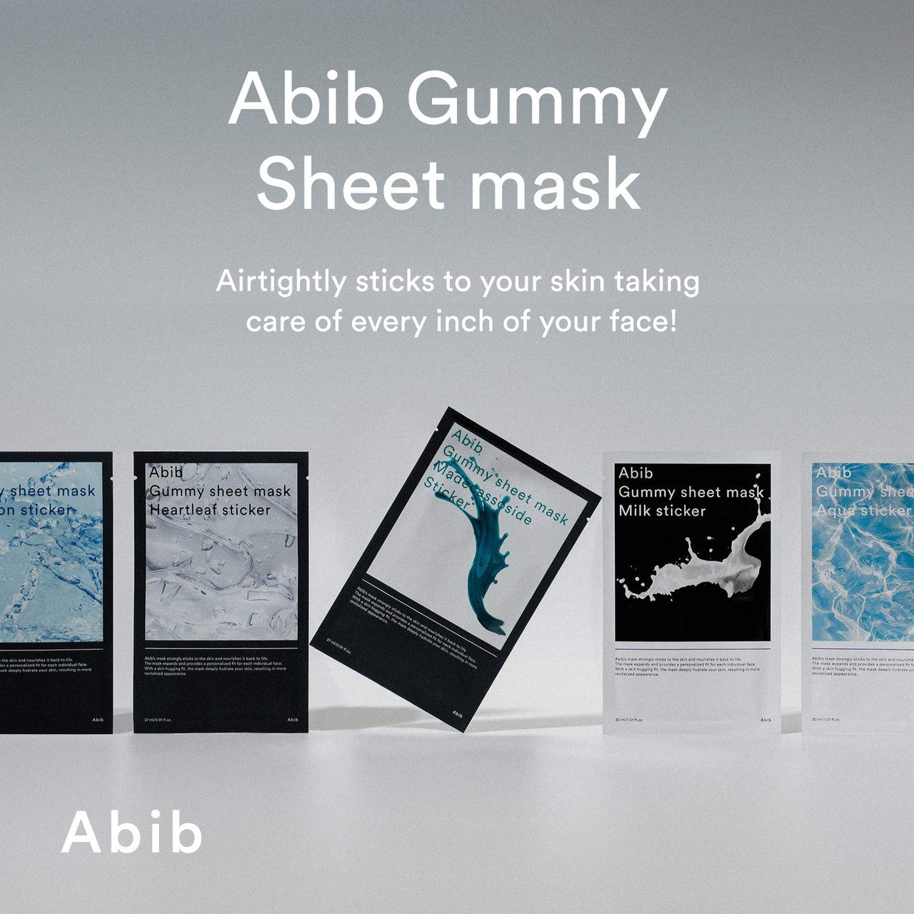 [Abib] Gummy Sheet Mask Milk Sticker