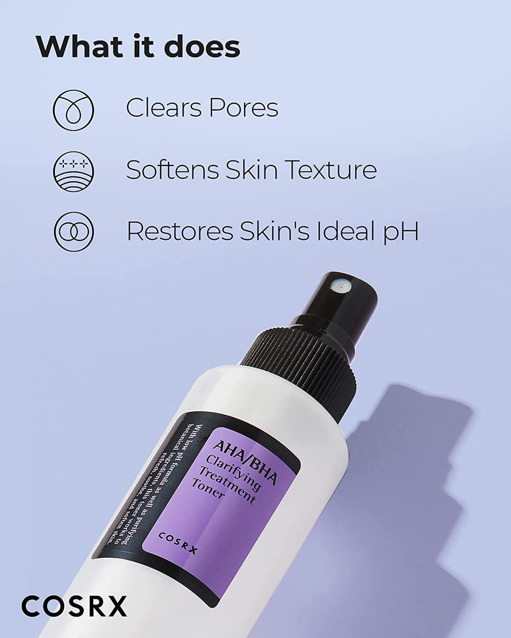 COSRX  AHA/BHA Clarifying Treatment Toner (5 oz)