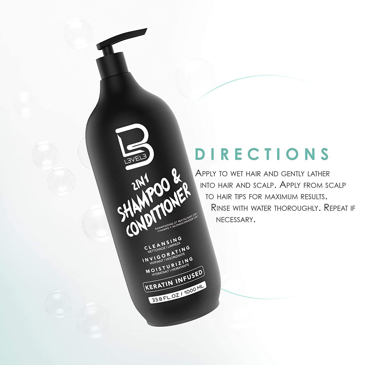 LEVEL3  2 IN 1 Shampoo & Conditioner