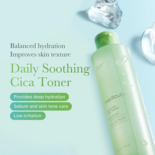 MEDICUBE Exosome Cica Calming Toner (7.1 oz)