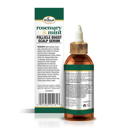 Difeel Rosemary & Mint Follicle Boost Scalp Serum (4oz)