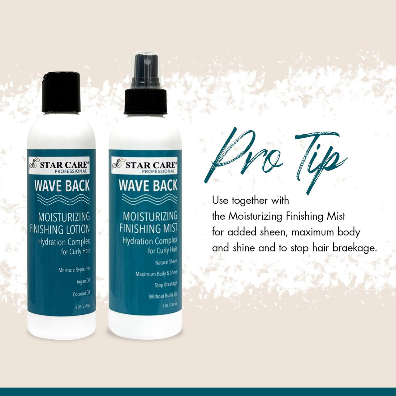 STAR CARE Wave Back Moisturizing Finishing Lotion (8oz)