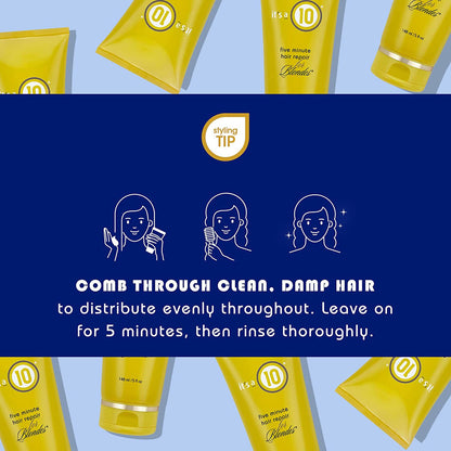 It's a 10 Haircare Five Minute Hair Repair for Blondes