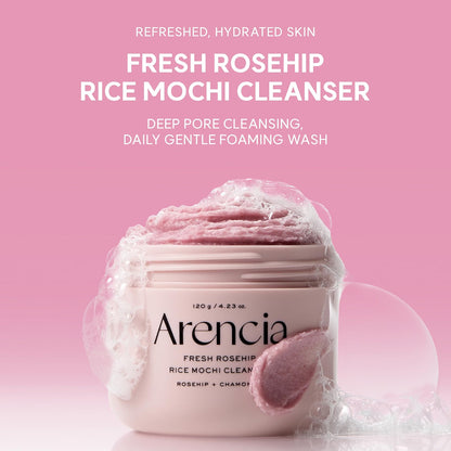 ARENCIA Rosehip Rice Mochi Cleanser (1.76oz)