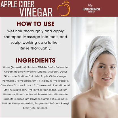 HAIR CHEMIST Apple Cider Vinegar Clarifying Shampoo (33oz)