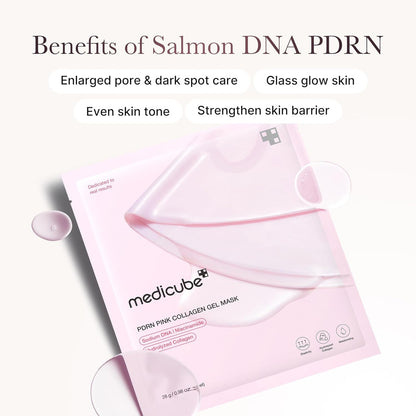 MEDICUBE Salmon DNA PDRN Pink Collagen Jelly Gel Mask (1 sheet)