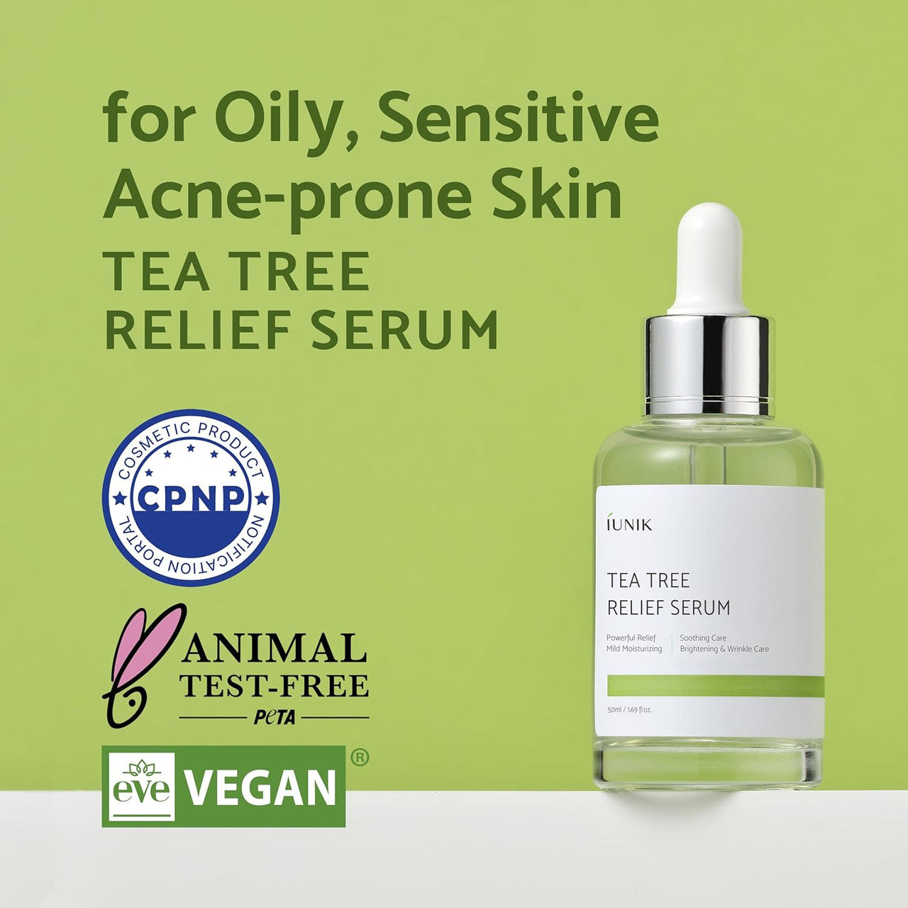 IUNIK Tea Tree Relief Serum (1.69 oz)