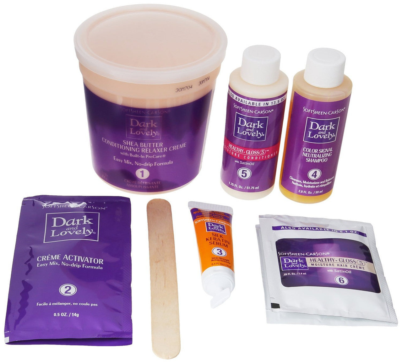 Dark and Lovely Healthy Gloss 5 Moisturizing No-Lye Relaxer [Super]