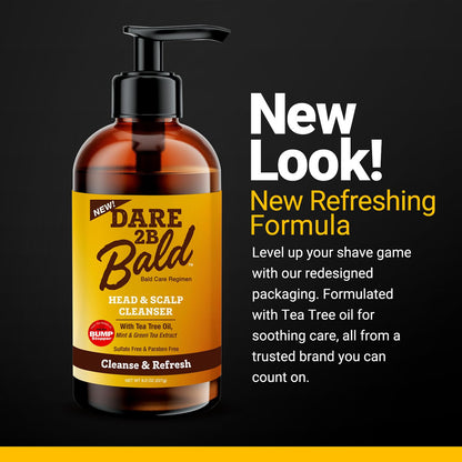 HIGH TIME Dare 2B Bald Head & Scalp Cleanser (8oz)