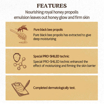 [SKINFOOD] Royal Honey Propolis Enrich Emulsion (5.41 oz)