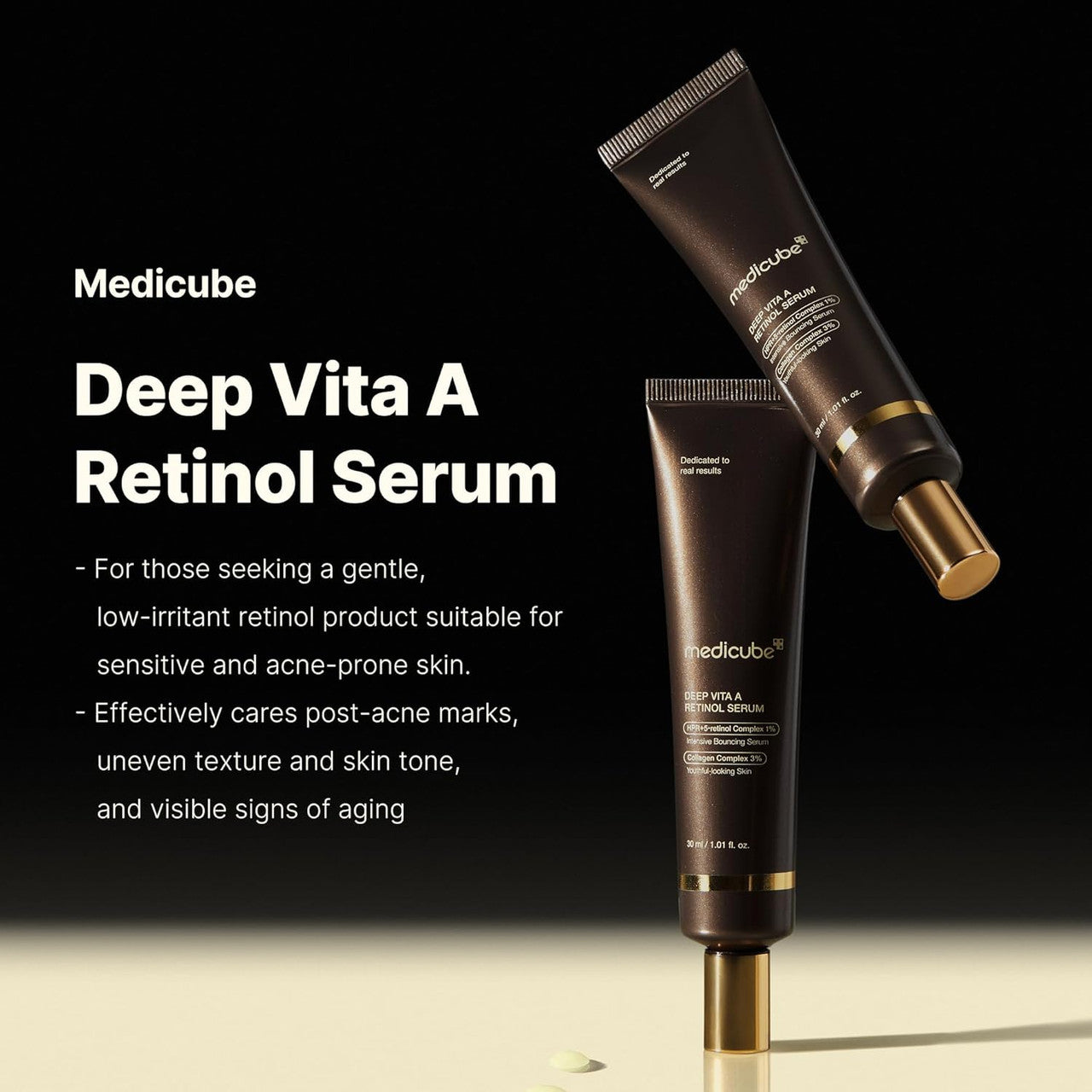 MEDICUBE Deep Reviving Bakuchiol Vita A Retinol Serum (1.01oz)