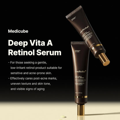 MEDICUBE Deep Reviving Bakuchiol Vita A Retinol Serum (1.01oz)