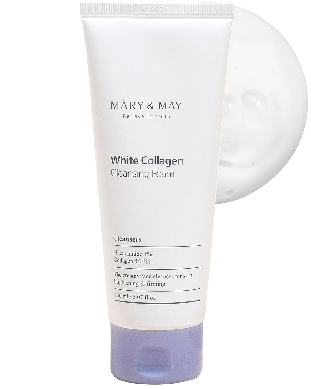 MARY & MAY White Collagen Cleansing Foam (5.07oz)