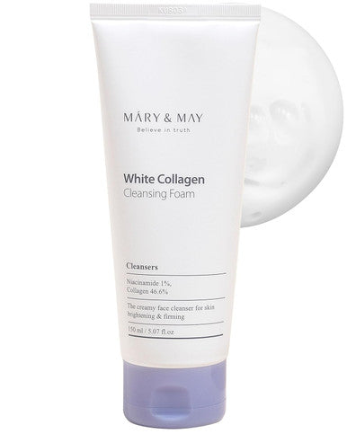 MARY & MAY White Collagen Cleansing Foam (5.07oz)
