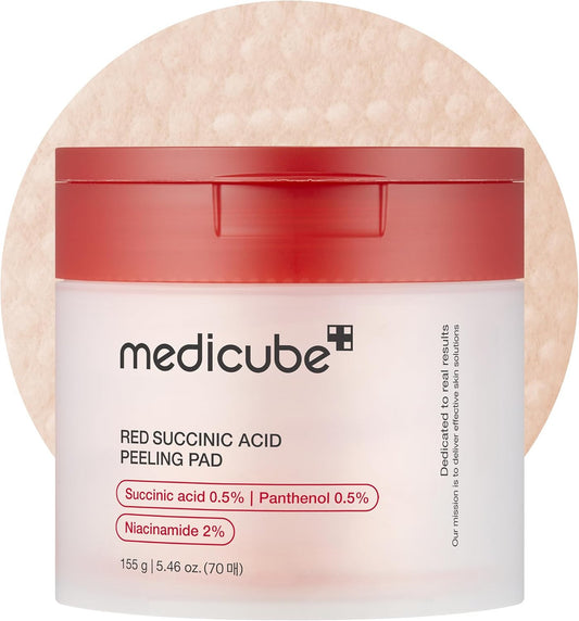 MEDICUBE Red Succinic Acid Panthenol Pads (70 pads)