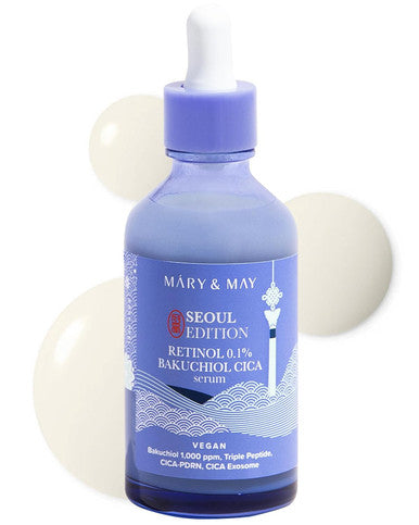 MARY & MAY Retinol 0.1% Bakuchiol Cica Serum (1.01oz)
