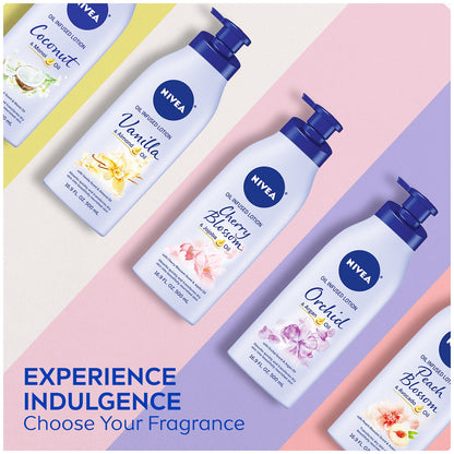 NIVEA Oil Infused Body Lotion with Peach Blossom & Avocado Oil