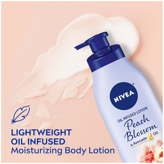 NIVEA Oil Infused Body Lotion with Peach Blossom & Avocado Oil