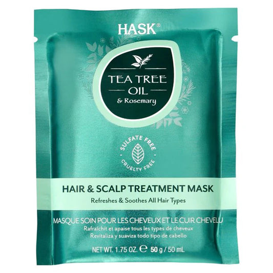 HASK Tea Tree Oil & Rosemary Hair & Scalp Treatment Mask (1.75oz)