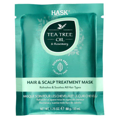 HASK Tea Tree Oil & Rosemary Hair & Scalp Treatment Mask (1.75oz)