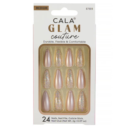 CALA Glam Couture Medium Almond Rosegold/Glitter
